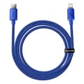 Miniatyrbild 4 av 6: Kabel för snabbladdning och dataöverföring USB-C Iphone Lightning 20W 1,2m blå