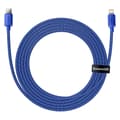 Miniatyrbild 4 av 6: Kabel för snabbladdning och dataöverföring USB-C Iphone Lightning 20W 2m blå