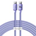 Miniatyrbillede 1 af 6: Kabel til hurtig opladning og dataoverførsel USB-C USB-C 100W 2m lilla