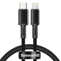 Miniatyrbillede 1 af 6: Kabel til iPhone USB-C - Lynhurtig opladning 20W 1m - sort