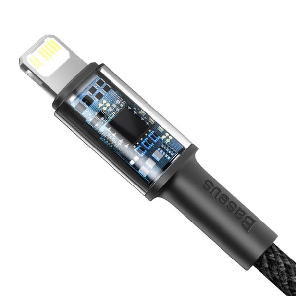 Kabel til iPhone USB-C - Lynhurtig opladning 20W 2m - sort
