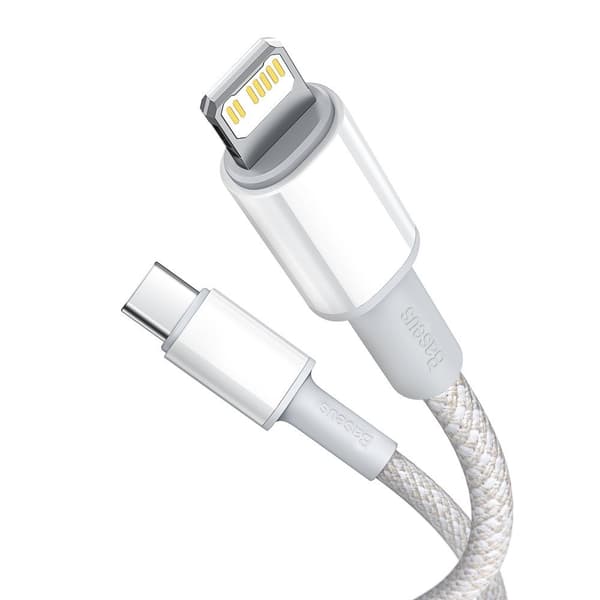 Kabel til iPhone USB-C - Lynhurtig opladning 20W 2m - hvid
