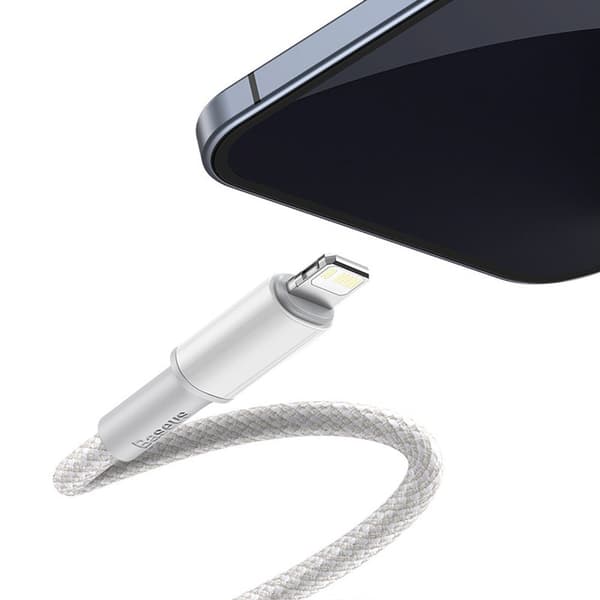Kabel til iPhone USB-C - Lynhurtig opladning 20W 2m - hvid
