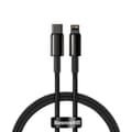 Miniatyrbillede 1 af 6: Kabel til iPhone USB-C - Lynhurtig opladning 20W 1m - helt sort