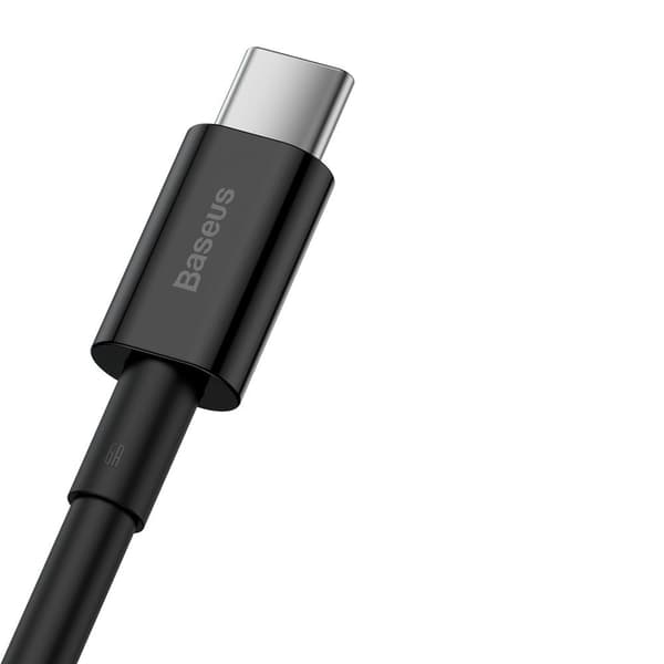 Superior kabel til Huawei USB - USB-C 11V / 6A SuperCharge 1m - sort