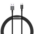 Miniatyrbillede 1 af 6: Superior kabel til Huawei USB - USB-C 11V / 6A SuperCharge 1m - sort