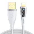 Miniatyrbillede 2 af 3: Kabel med intelligent switch USB-A - iPhone Lightning 1,2m - hvid