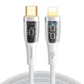 Pikkukuva 2 / 3: Kaapeli älykkäällä kytkimellä USB-C - iPhone Lightning 1,2m - valkoinen