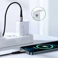 Miniatyrbillede 3 af 6: Kabel til iPhone USB-C - Lightning Power Delivery 20W 2,4A 1,2m rød
