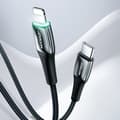 Miniatyrbillede 4 af 6: Kabel til iPhone USB-C - Lightning Power Delivery 20W 2,4A 1,2m rød