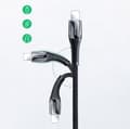 Miniatyrbillede 6 af 6: Kabel til iPhone USB-C - Lightning Power Delivery 20W 2,4A 1,2m rød