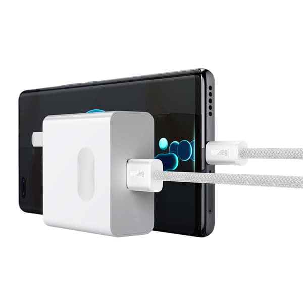 Dynamic Series USB - USB-C kabel 100W 2m vit