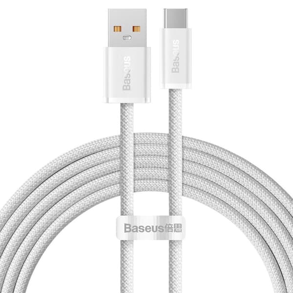 Dynamic Series USB - USB-C kabel 100W 2m vit
