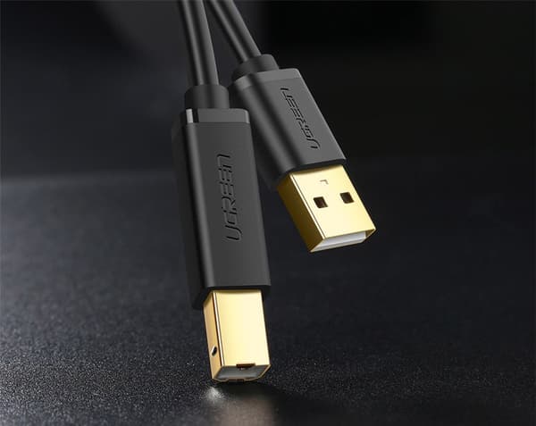 USB - USB Type B -tulostinkaapeli, 3 m, musta