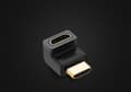 Miniatyrbillede 6 af 6: Vinkelstik til HDMI-kabel, sort