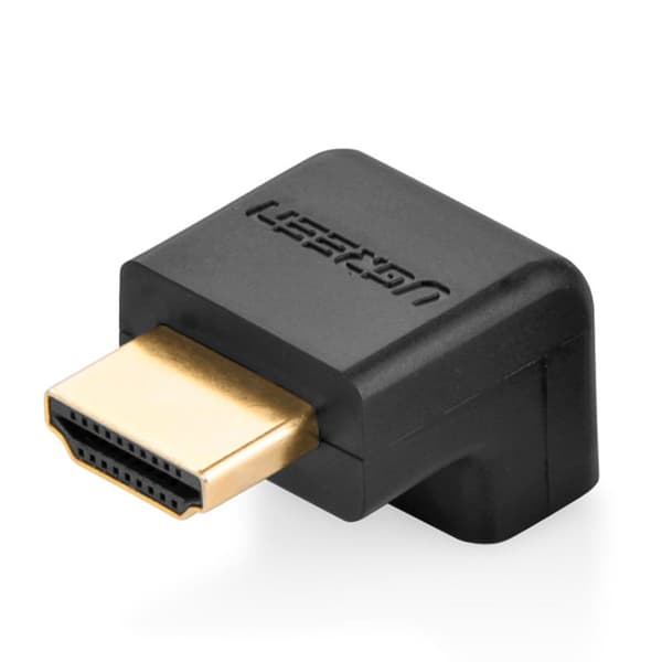 Vinkelstik til HDMI-kabel, sort