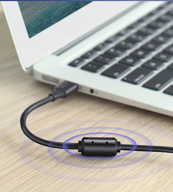 USB 2.0 - USB-B printerkabel 1,5m, sort