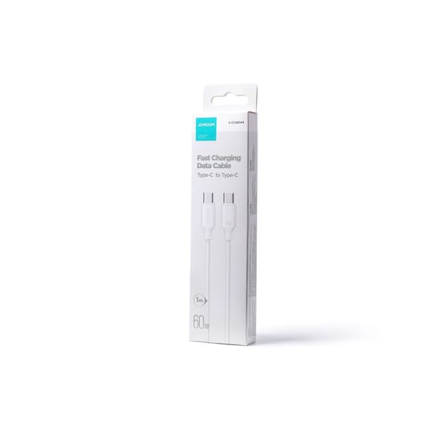 Kabel USB-C - USB-C 480Mb/s 60W 1m vit