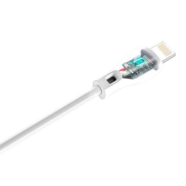 Kabel til iPhone USB - Lightning 2.4A 1m hvid