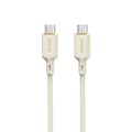 Pikkukuva 1 / 5: SR USB-C - USB-C-vahvistettu kaapeli 100W 1m, beige