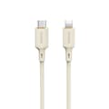 Miniatyrbillede 1 af 6: SR forstærket kabel til iPhone USB-C - Lightning 30W 1m beige