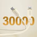 Miniatyrbild 4 av 6: SR förstärkt kabel för iPhone USB-C - Lightning 30W 2m, beige
