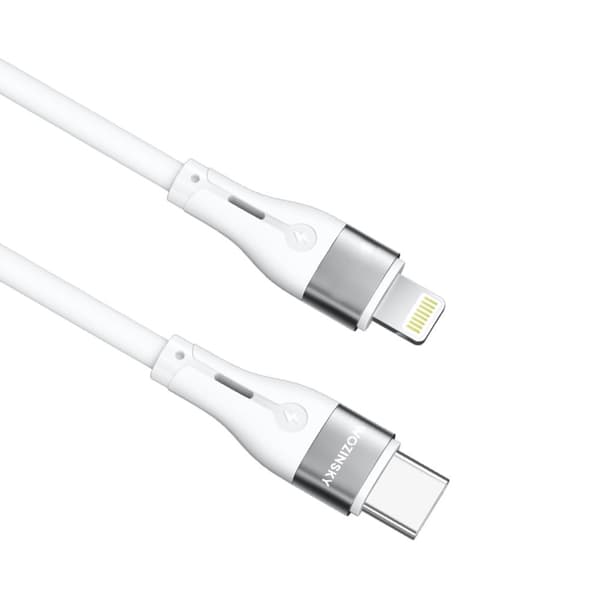 Kabel til iPhone USB-C - Lightning PD 27W 1m hvid