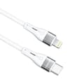 Miniatyrbillede 2 af 6: Kabel til iPhone USB-C - Lightning PD 27W 1m hvid
