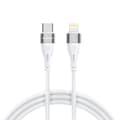 Miniatyrbillede 1 af 6: Kabel til iPhone USB-C - Lightning PD 27W 1m hvid