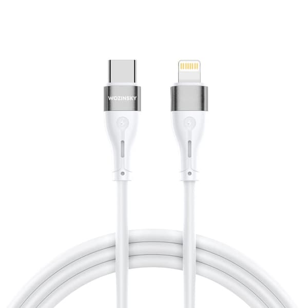 Kabel til iPhone USB-C - Lightning PD 27W 2m hvid
