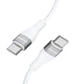 Pikkukuva 3 / 6: Kestävä joustava kaapeli USB-C - USB-C PD 65W 1m valkoinen