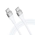 Pikkukuva 4 / 6: Kestävä joustava kaapeli USB-C - USB-C PD 65W 1m valkoinen