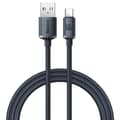 Miniatyrbillede 1 af 6: USB - USB-C kabel til hurtig opladning og dataoverførsel 100W 1,2m sort
