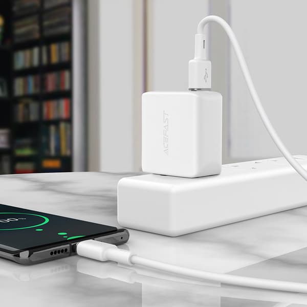 Kabel USB - USB-C 3A 1,2m sort
