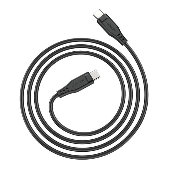 USB-C telefonkabel 60W 20V 3A 1,2m vit