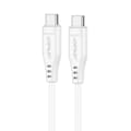 Miniatyrbild 1 av 6: USB-C telefonkabel 60W 20V 3A 1,2m vit