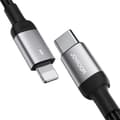 Miniatyrbillede 6 af 6: Kabel til iPhone USB-C - Lightning A10 Series 20W 1,2m sort