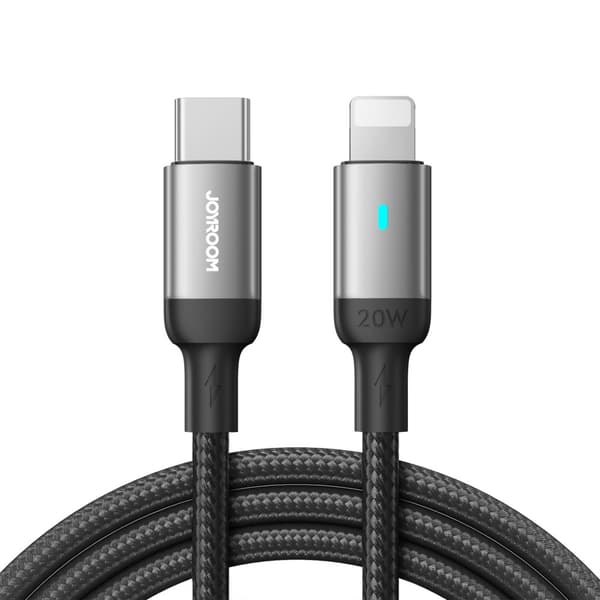Kabel til iPhone USB-C - Lightning A10 Series 20W 1,2m sort