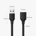 Miniatyrbild 6 av 6: USB 2.0 förlängningskabel 480Mb/s 1,5m svart