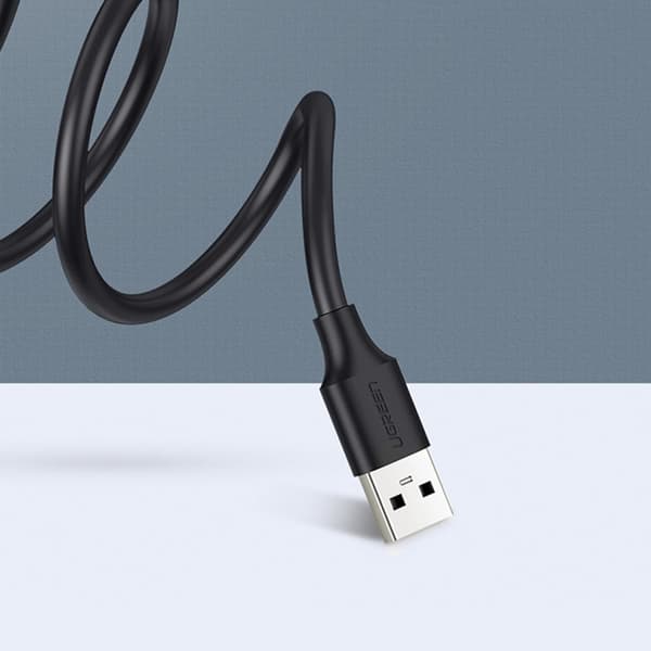 USB 2.0 förlängningskabel 480Mb/s 1,5m svart