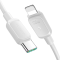 Miniatyrbillede 1 af 6: Kabel til iPhone USB-C - Lightning 20W 1,2m hvid
