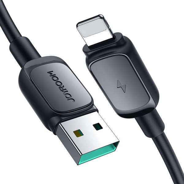 Kabel för iPhone Lightning - USB 2.4A 480Mbps 2m svart