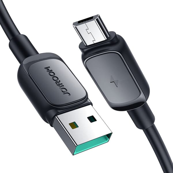Kabel microUSB - USB 2.4A 480Mbps 2m svart