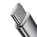 Miniatyrbillede 2 af 6: Holdbart flettet kabel til iPhone A10 Series USB-C - Lyn 20W 2m hvid