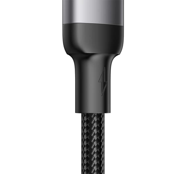 Kabel för iPhone A10 Series USB - Lightning 2.4A 1.2m svart