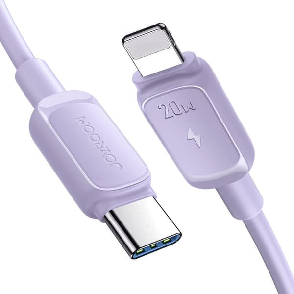 iPhone USB-C - Lightning kabel 20W 1,2m lilla