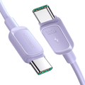 Miniatyrbillede 1 af 6: USB-C - USB-C kabel 100W 1,2m lilla