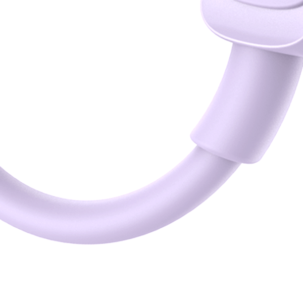 Kabel USB-A - USB-C 3A 1,2m lila