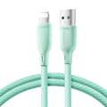 Miniatyrbild 1 av 6: Kabel för iPhone Multi-Color Series USB-A - Lightning 3A 1m grön