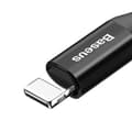 Miniatyrbillede 4 af 6: Spring USB - Lightning Fish Eye kabel til iPhone, 1 m, sort